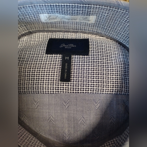 Good Man Brand Men's Long Sleeve Button Down Shirt NWT - Picture 3 of 7